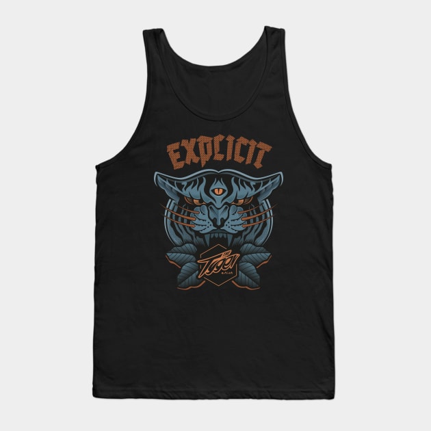 Explicit Tyger Tank Top by thetyger